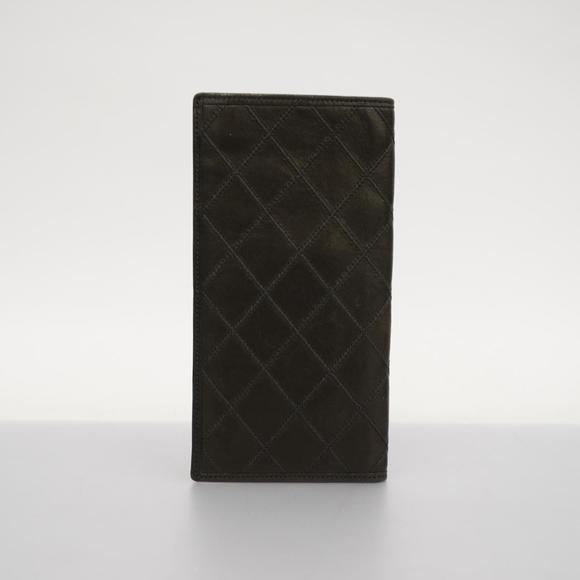 Chanel Long Bill Purse Bicolore Lambskin Black - Picture 8 of 9